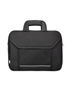 Maletin para portatil q-connect 15,4" negro 1 asa 2 bolsillos exteriores medidas 390x290x90 mm