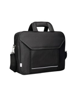 Maletin para portatil q-connect 15,4" negro 1 asa 2 bolsillos exteriores medidas 390x290x90 mm