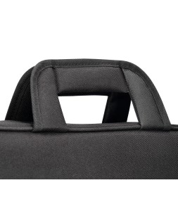 Maletin para portatil q-connect 15,4" negro 1 asa 2 bolsillos exteriores medidas 390x290x90 mm