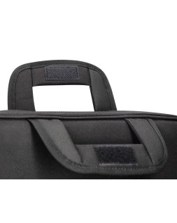 Maletin para portatil q-connect 15,4" negro 1 asa 2 bolsillos exteriores medidas 390x290x90 mm