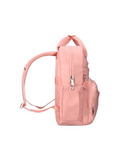 Mochila antartik glow bags con acolchado para portatil 15" rosa 25 l 440x150x310 mm