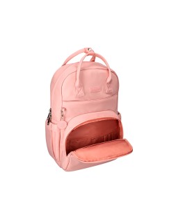 Mochila antartik glow bags con acolchado para portatil 15" rosa 25 l 440x150x310 mm