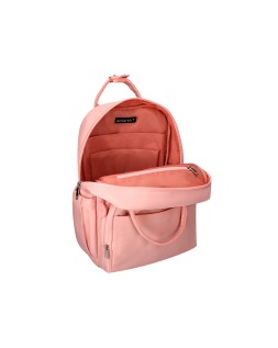 Mochila antartik glow bags con acolchado para portatil 15" rosa 25 l 440x150x310 mm