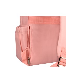 Mochila antartik glow bags con acolchado para portatil 15" rosa 25 l 440x150x310 mm