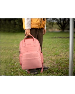 Mochila antartik glow bags con acolchado para portatil 15" rosa 25 l 440x150x310 mm