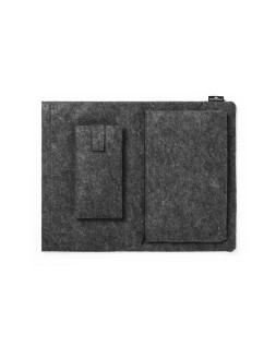 Funda para portatil durable multibag 16,4" effect color antracita 320x420x50 mm