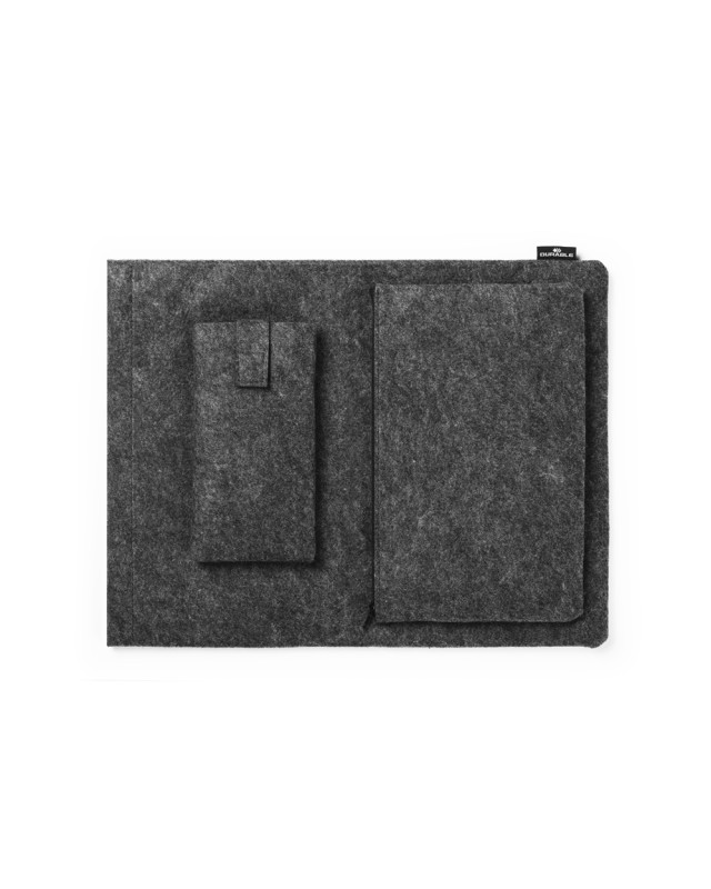 Funda para portatil durable multibag 16,4" effect color antracita 320x420x50 mm
