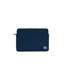Funda para ordenador portatil oxford b-case rpet color azul marino 20x265x375 mm