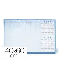 Planning sobremesa semanal liderpapel 40x60 cm 50 hojas 90 g 2027-2028