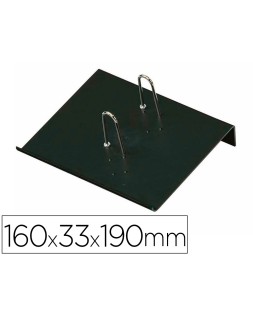 Portacalendario plastico faibo para bloc bufete 100% reciclable color negro 160x33x190 mm