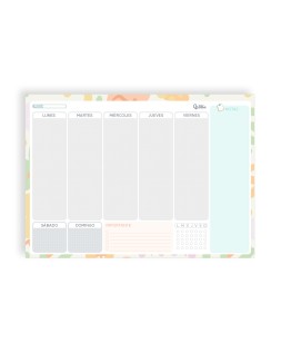 Planning semanal liderpapel joven 2026 29,7x21 cm din a4 con pegatinas papel 104 gr