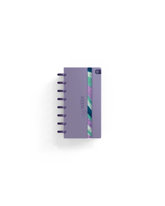Planificador carchivo ingeniox my week check list my week semanal malva 105x210 mm