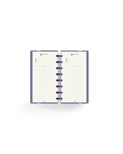 Planificador carchivo ingeniox my week check list my week semanal malva 105x210 mm