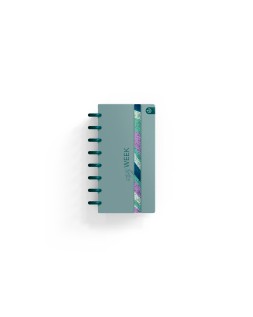 Planificador carchivo ingeniox my week check list my week semanal turquesa 105x210 mm