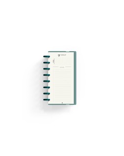 Planificador carchivo ingeniox my week check list my week semanal turquesa 105x210 mm