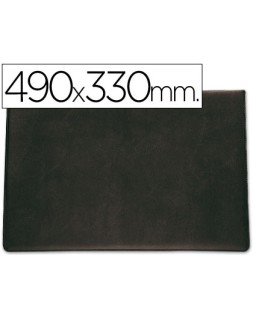 Vade sobremesa saro lujo 710 negro 490x330 mm