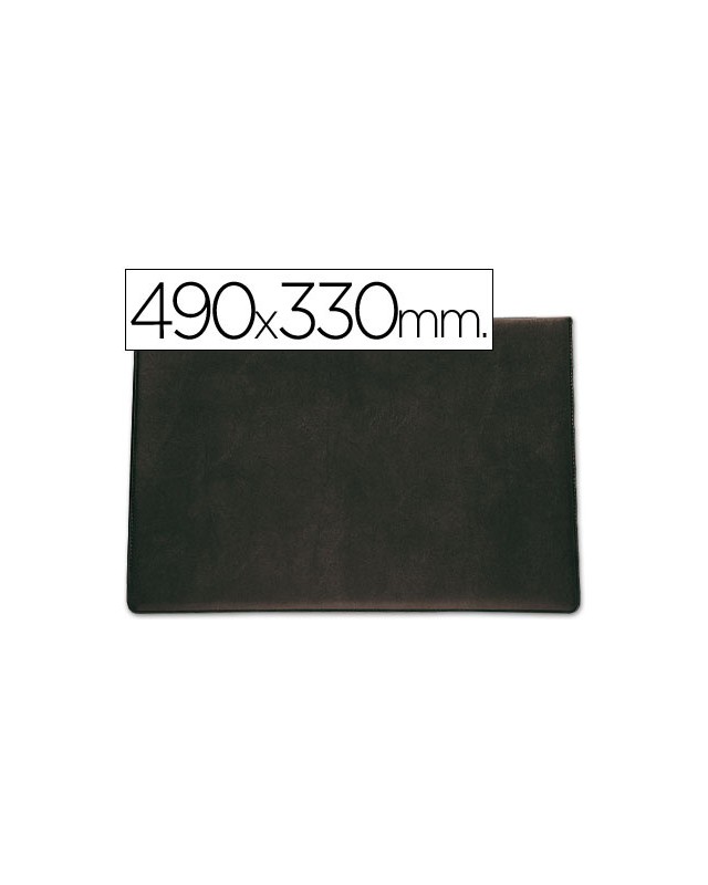 Vade sobremesa saro lujo 710 negro 490x330 mm