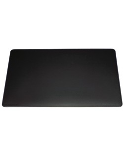 Vade sobremesa durable negro antideslizante contorneado 65x52 cm