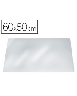 Vade sobremesa durable transparente antirreflectante 65x50 cm