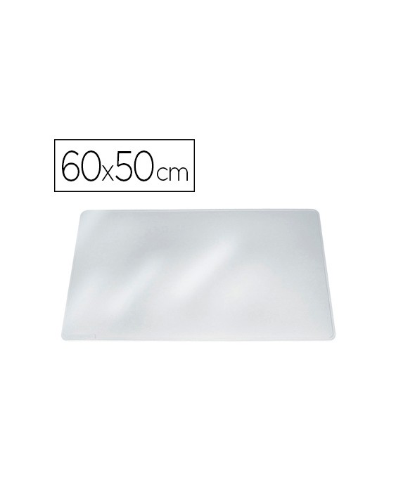 Vade sobremesa durable transparente antirreflectante 65x50 cm