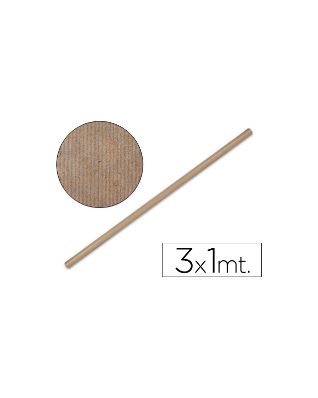 Papel kraft liderpapel marron rollo 3x1 m