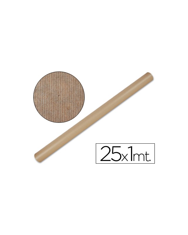 Papel kraft liderpapel marron rollo 25x1 m