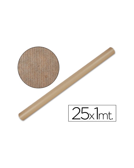 Papel kraft liderpapel marron rollo 25x1 m