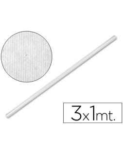 Papel kraft liderpapel blanco rollo 3x1 m
