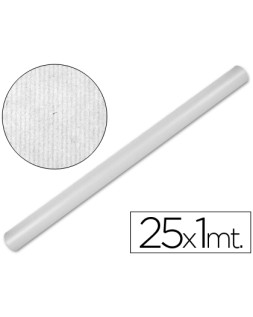 Papel kraft liderpapel blanco rollo 25x1 m