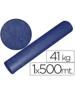Papel kraft azul bobina 1 m x 500 m especial para embalaje