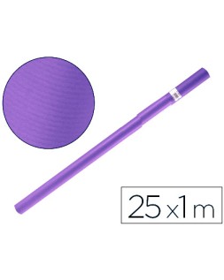 Papel kraft liderpapel violeta rollo 25x1 m