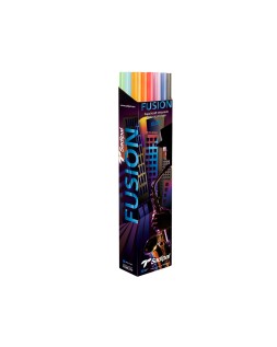 Papel kraft fusion 1x3 m expositor 30 rollos colores surtidos
