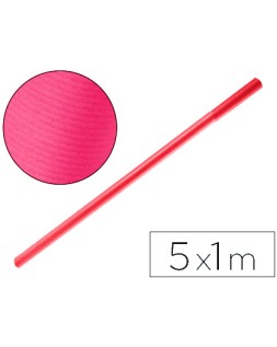 Papel kraft liderpapel fucsia rollo 5x1 m