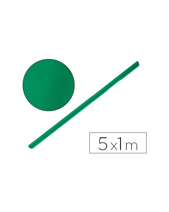 Papel kraft liderpapel verde musgo rollo 5x1 m