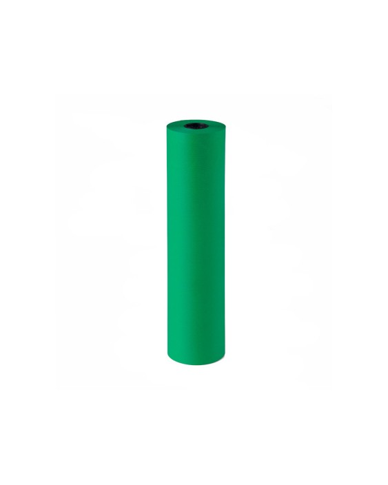 Papel de regalo kraft liderpapel bobina ancho 62 cm peso 7 kg gramaje 60 g verde
