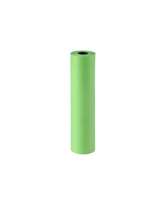 Papel de regalo kraft liso bobina ancho 62 cm peso 7 kg gramaje 60 g verde pistacho