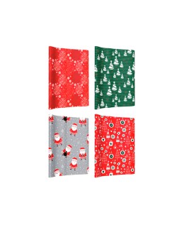 Papel de regalo basika navidad rollo ancho 1 m longitud 3 m modelos surtidos gramaje 50 gr