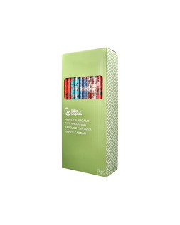 Papel de regalo liderpapel navidad rollo ancho 70 cm longitud 2 m gramaje 60 g diseños surtidos c-2025