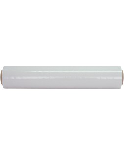 Film extensible q-connect manual ancho 500 mm largo 145 m espesor 23 micras transparente