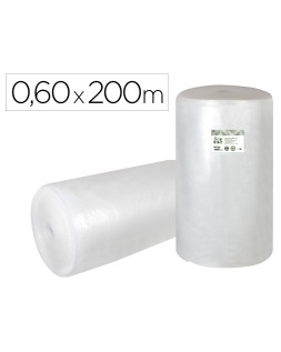 Plastico burbuja liderpapel ecouse 0.60x200m 30% de plastico reciclado