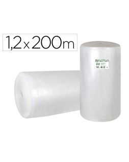 Plastico burbuja liderpapel ecouse 1.20x200m 30% de plastico reciclado