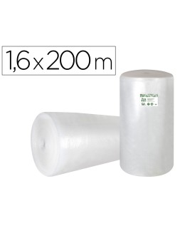 Plastico burbuja liderpapel ecouse 1.60x200m 30% de plastico reciclado