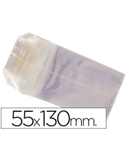 Bolsa celofan 55x130 mm paquete 100 unidades
