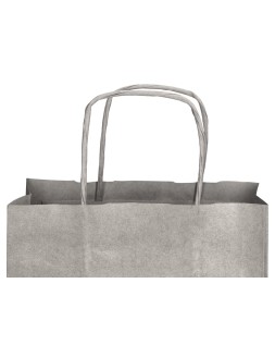 Bolsa kraft q-connect plata asa retorcida 240x100x310 mm