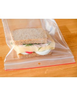 Bolsa plastico autocierre q-connect 150x200 mm paquete de 100 unidades