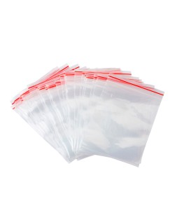 Bolsa plastico autocierre q-connect 275x450 mm paquete de 100 unidades