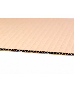 Caja para embalar q-connect americana carton reciclado canal simple 5 mm color kraft 400x290x220 mm