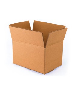 Caja para embalar q-connect americana con fondo automaticocarton canal simple 3 mm colorkraft 500x400x300 mm