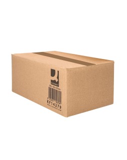 Caja para embalar q-connect americana carton reciclado canal simple 5 mm color kraft 250x150x100 mm