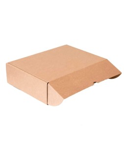 Caja automontable q-connect para e-commerce y regalo carton reciclado canal simple 3 mm kraft 210x180x60 mm